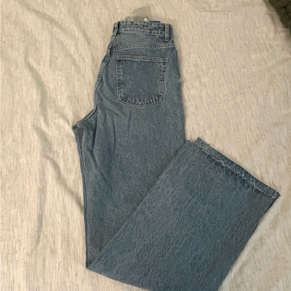 Zara high waisted wide leg jeans